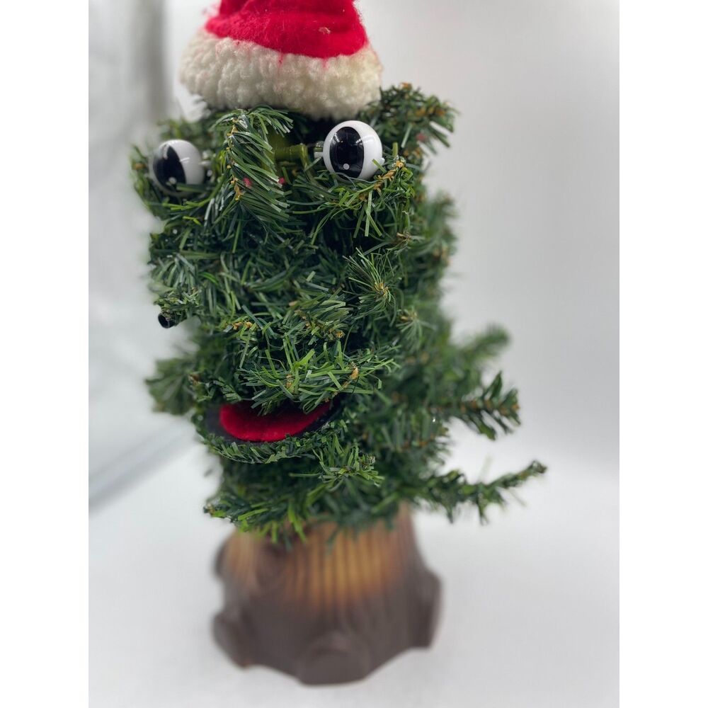 Vintage Gemmy Dancing Christmas Tree Animated Holiday Decor Parts Repair